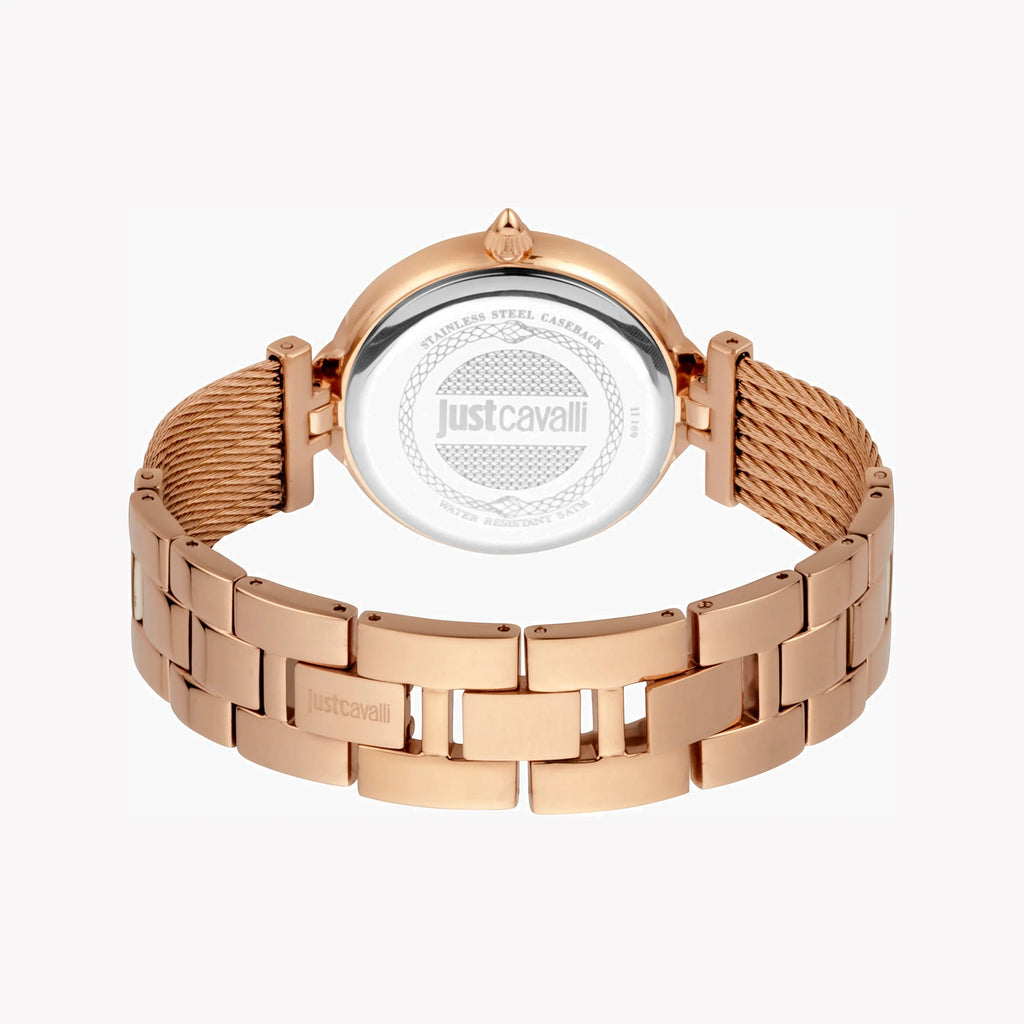 JUST CAVALLI Women's Watch with Rose Gold Stainless Steel Case and Rose Gold Stainless Steel Band-i-Watch-3