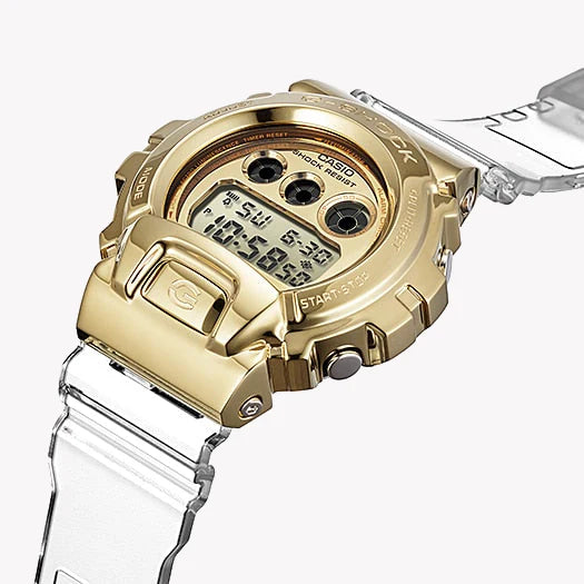Casio G-Shock Gm-6900sg-9dr - Golden Glory Men's Watch With Sleek White Resin BAnd and Rugged Durability by i-watch