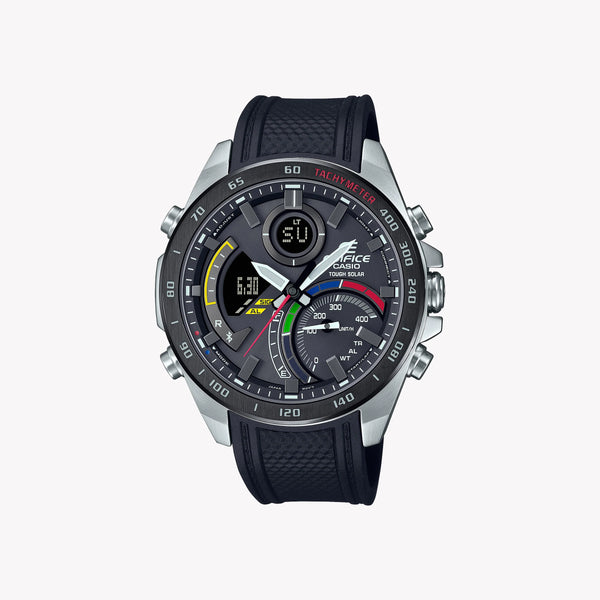Ecb Men's Stainless Steel Watch, Black Resin Strap | Ecb-900mp-1aef by i-watch