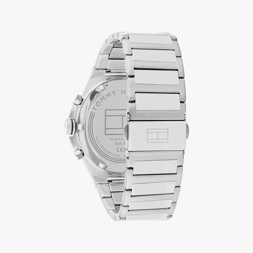 TOMMY HILFIGER 1687493 STUNNING SILVER STYLE - MEN'S WATCH WITH GREEN DIAL & STAINLESS STEEL BAND-i-Watch-3