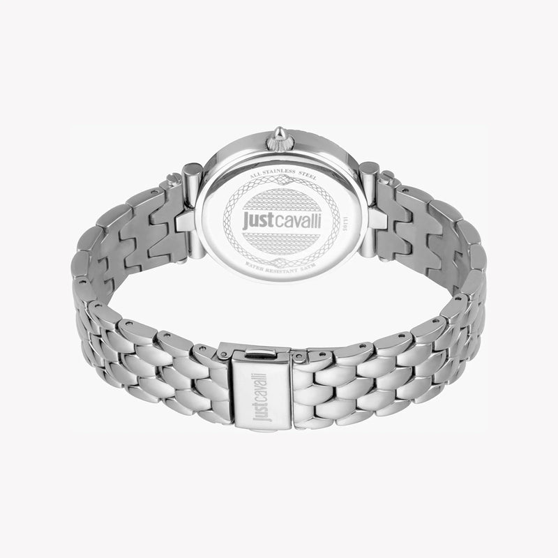 Just Cavalli Women's Silver Watch, White Mother Of Pearls Dial | Jc1l105m0055 by i-watch