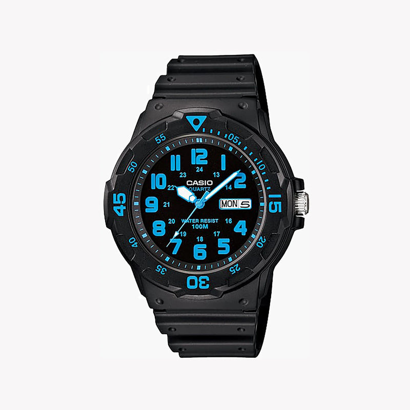 CASIO MRW-200H-2BV BOLD PERFORMANCE - ADVENTURE-READY MEN'S WATCH with Black Resin Band and Sleek Dial