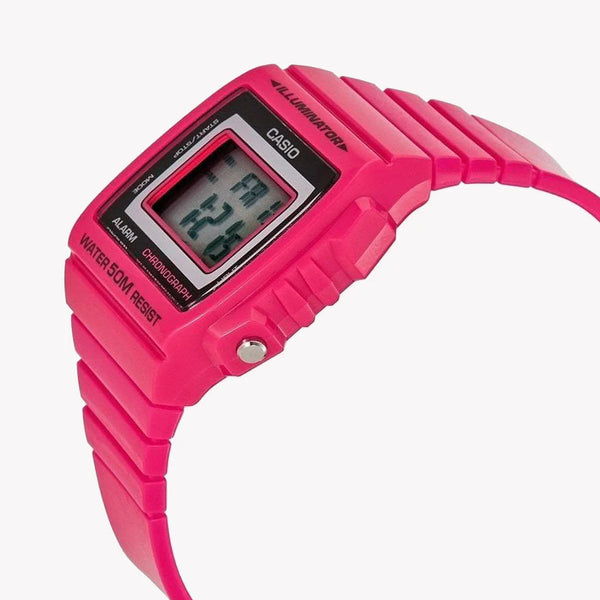 Timeless Innovation Unisex Resin Pink Watch, Digital Display | W-215h-4 by i-watch