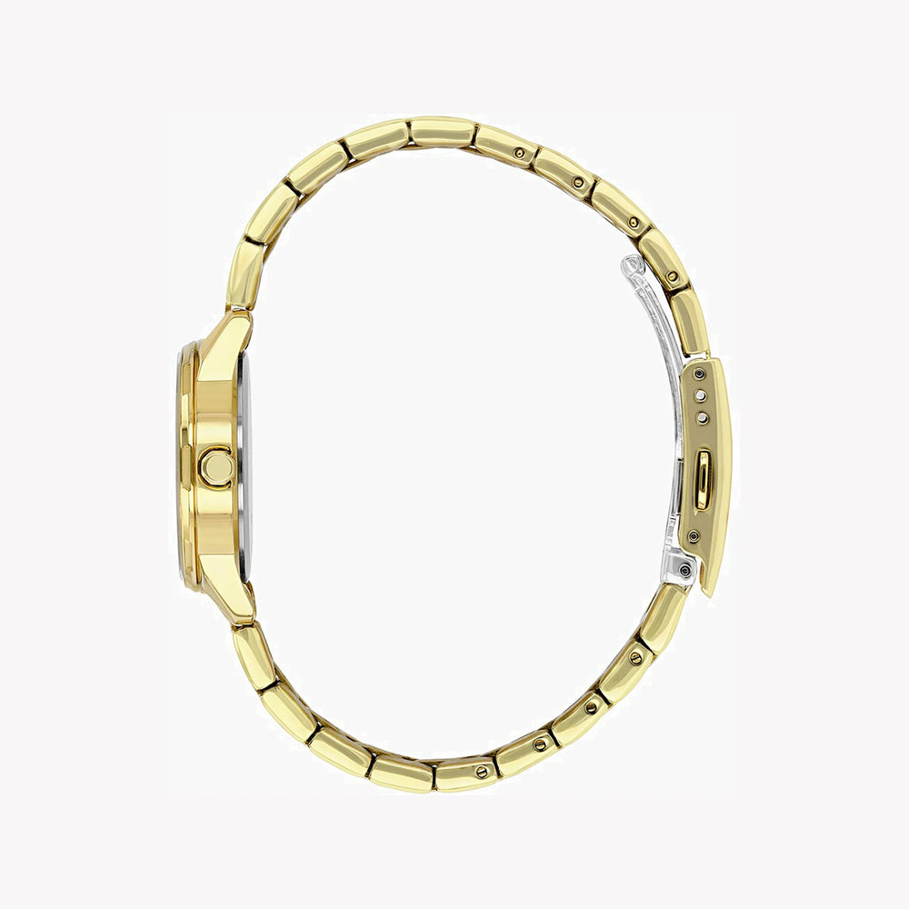 Citizen Eu6072-56d Radiant Elegance - Gold Stainless Steel Women's Watch With White Dial by i-watch