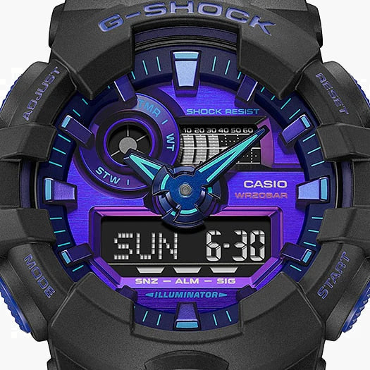 G-Shock Men's Black Resin Watch, Sporty Elegance | Ga-700vb-1adr by i-watch