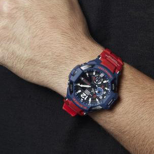 CASIO G-SHOCK GA-1100-2ADR ADVENTURE READY - MEN'S STYLISH SPORT WATCH WITH COMPASS & THERMOMETER