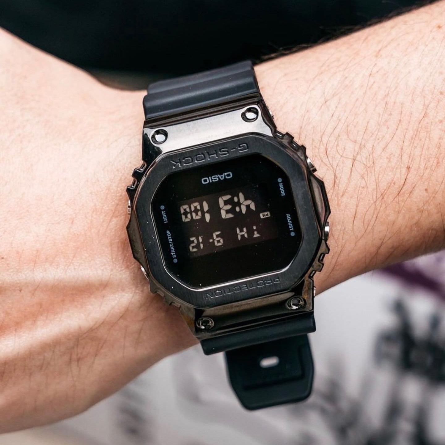 G-Shock Men's Black Resin & Stainless Steel Watch | Gm-5600b-1dr G-Shock Men's Black Resin & Stainless Steel Watch | Gm-5600b-1dr