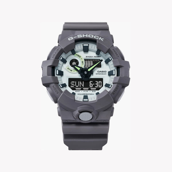 G-Shock Men's Dark Gray Resin Watch, Digital Dial | Ga-700hd-8adr by i-watch