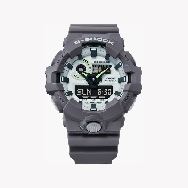 G-Shock Men's Dark Gray Resin Watch, Digital Dial | Ga-700hd-8adr by i-watch