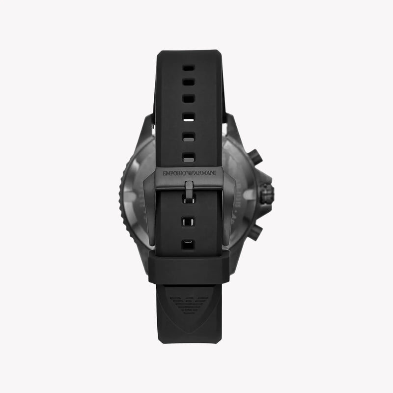 Emporio Armani Men's Black Silicone Watch, Stainless Steel | Ar11515 by i-watch