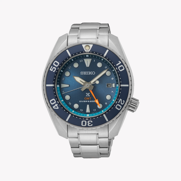 Seiko Prospex Men's Silver Watch, Blue Dial | Sfk001j1 by i-watch