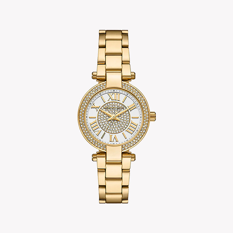Michael Kors Women's Gold Watch, White Dial | Mk4704 by i-watch