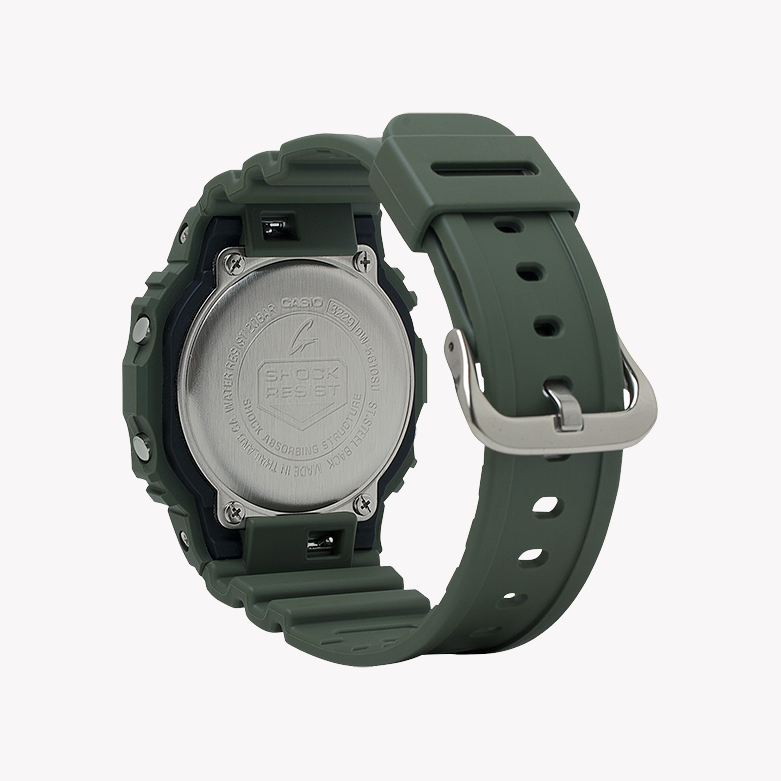 CASIO G-SHOCK DW-5610SU-3DR - BOLD GREEN RESIN MEN'S WATCH FOR ADVENTURE & STYLE-i-Watch-3