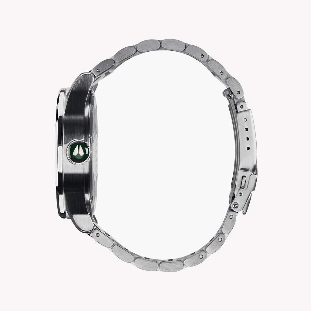 NIXON A356-1696 ADVENTURER - STRIKING SILVER & VIBRANT GREEN DIAL MEN'S WATCH-i-Watch-2