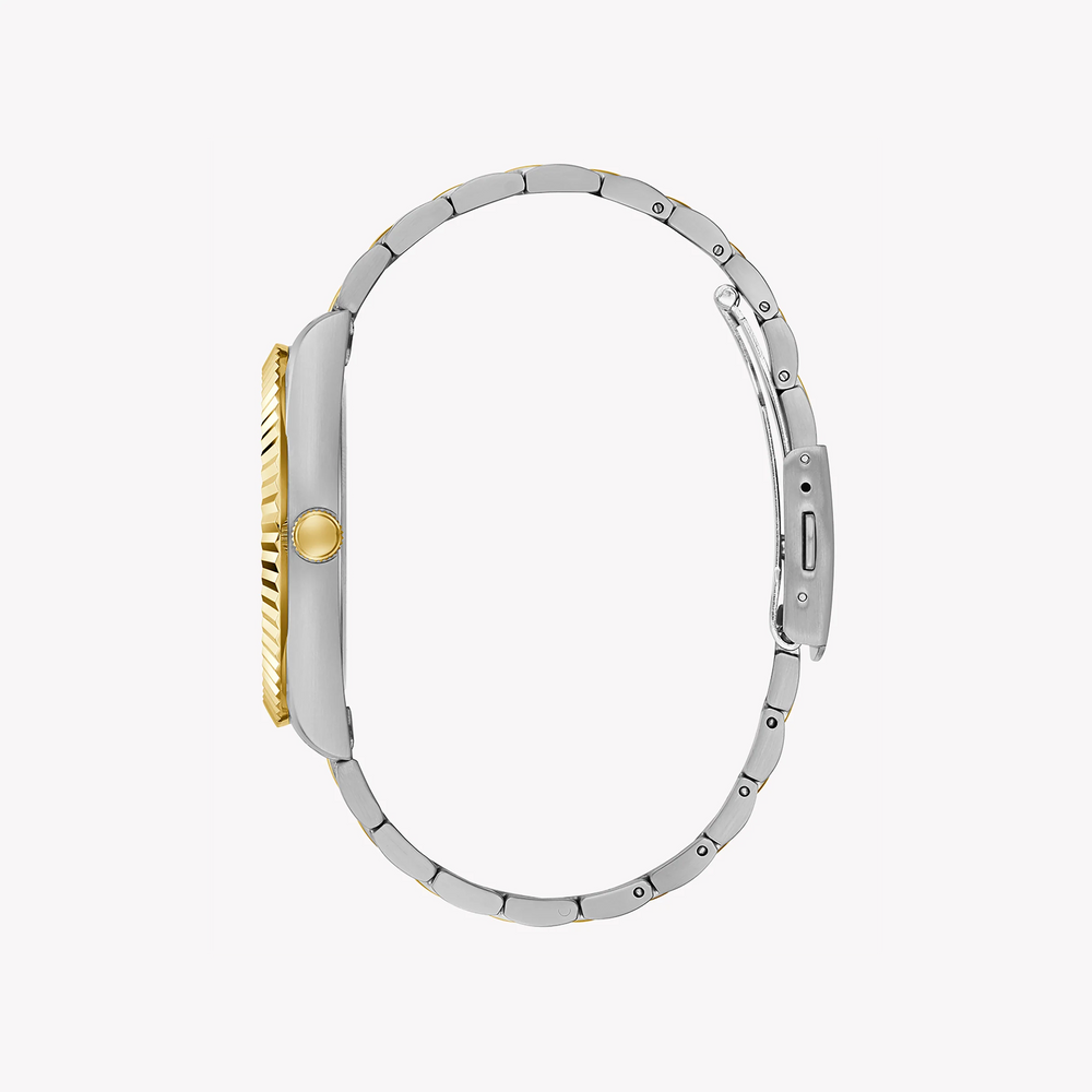 Guess Men's Gold/Silver Watch, Green Dial | Gw0265g8 by i-watch