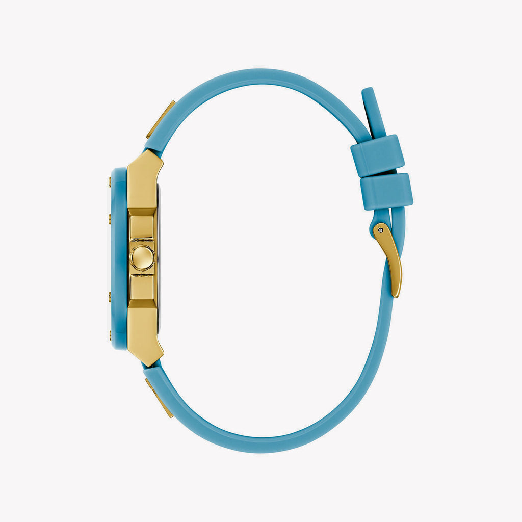 GUESS GW0555L3 - VIBRANT FUSION UNISEX TIMEPIECE WITH GOLD CASE & BLUE DIAL-i-Watch-2