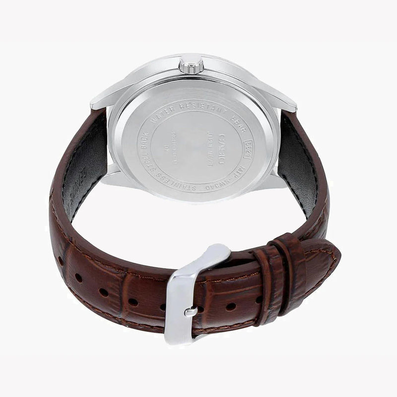 Casio Mtp-Sw340l-1avdf - Bold Spirit Men's Watch With Elegant Leather Band & Striking Design by i-watch