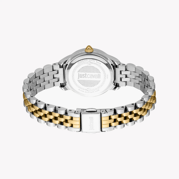 Just Cavalli Women's Two Tone Watch, Silver Dial | Jc1l333m0055 by i-watch