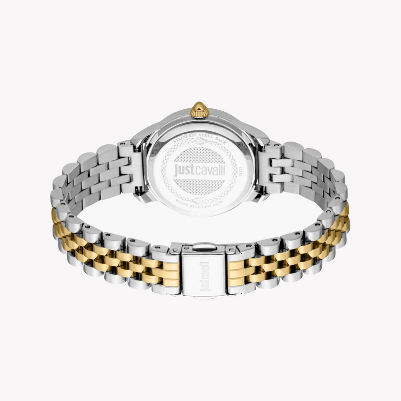 Just Cavalli Women's Two Tone Watch, Silver Dial | Jc1l333m0055 by i-watch