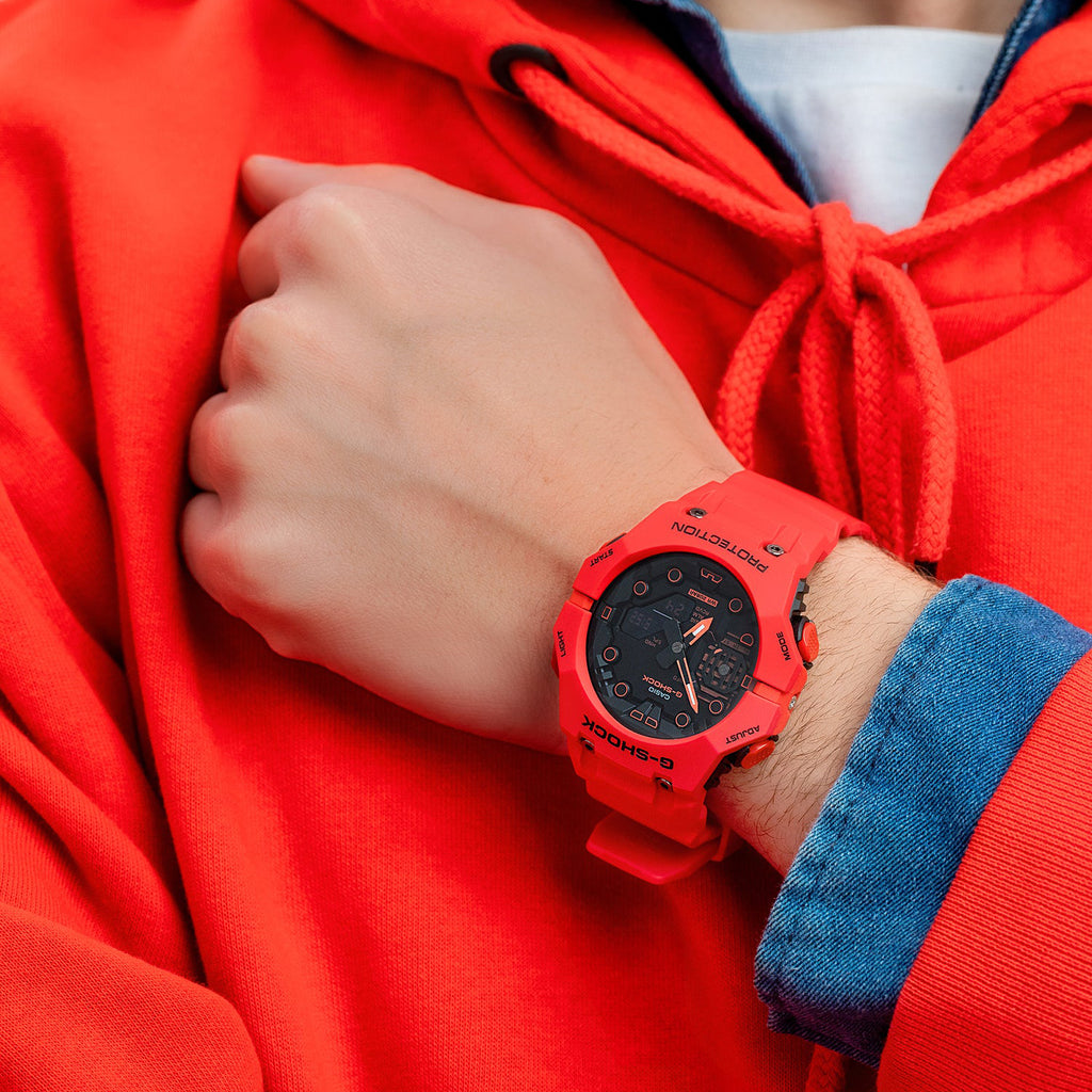 CASIO G-SHOCK GA-B001-4ADR ADVENTURE READY - BOLD PINK UNISEX WATCH with durable resin band and vibrant digital display-i-Watch-4