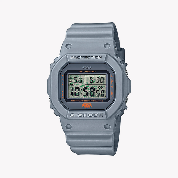 Casio G-Shock Dw-5600mnt-8dr - Stylish Gray Resin Timepiece For Active Men by i-watch