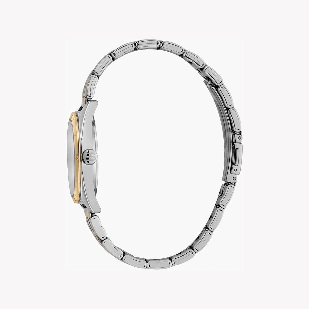 Esprit Women's Silver & Gold Stainless Steel Watch, Silver Dial | Es1l255m0055 by i-watch