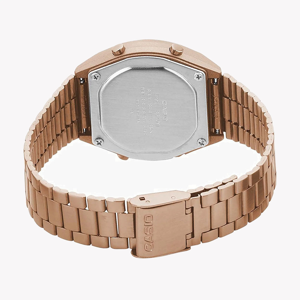 Casio Unisex Resin & Metal Watch, Brown/Gold | B-640wc-5aef by i-watch