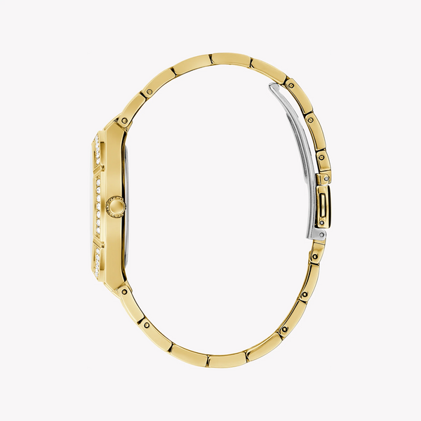 Guess Women's Gold Stainless Steel Watch, Champagne Dial | Gw0033l2 by i-watch
