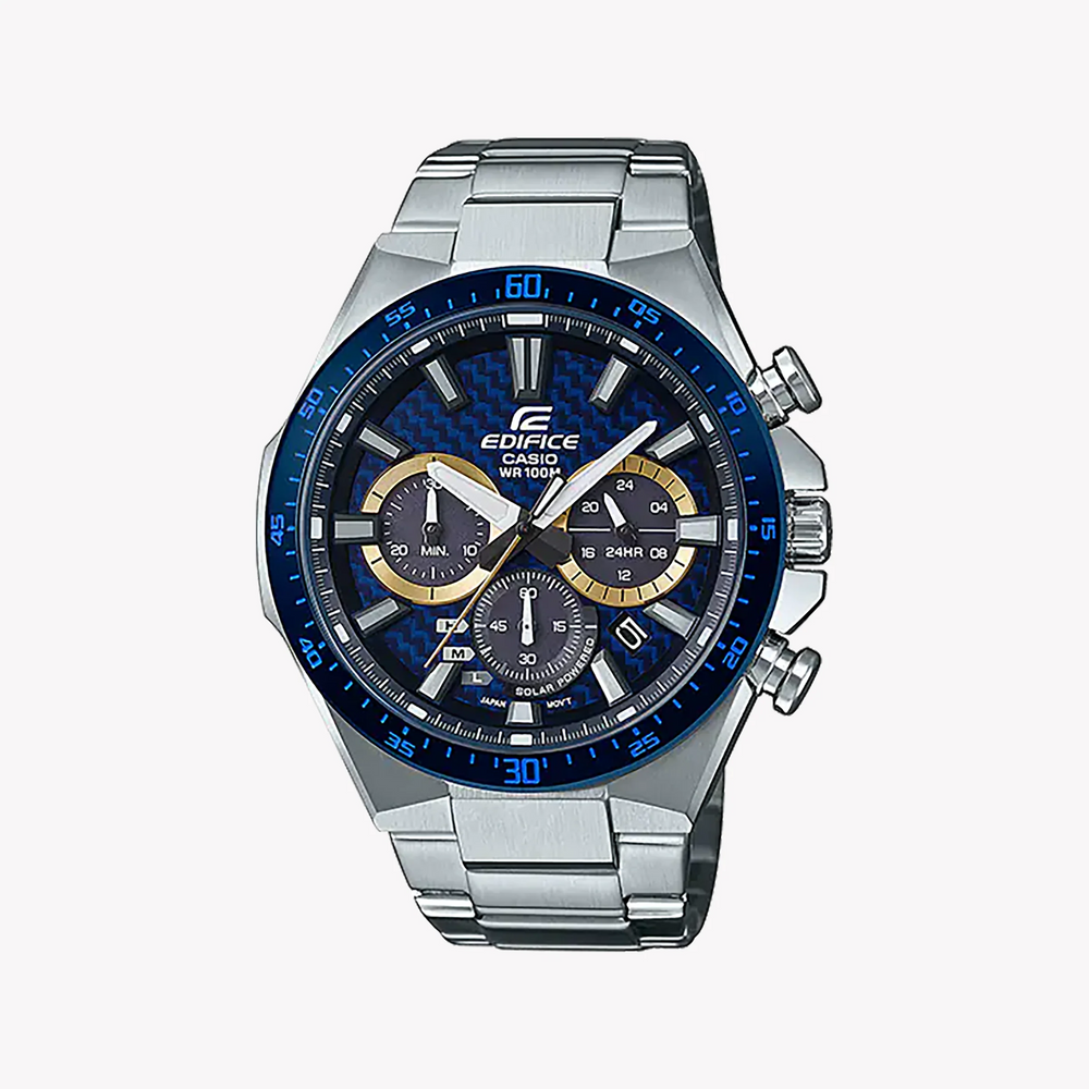 Casio Edifice Eqs-800bcd-2avudf - Sporty Elegance Unleashed Men's Chronograph Watch by i-watch