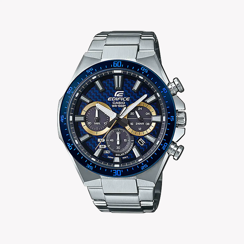 Casio Edifice Eqs-800bcd-2avudf - Sporty Elegance Unleashed Men's Chronograph Watch by i-watch