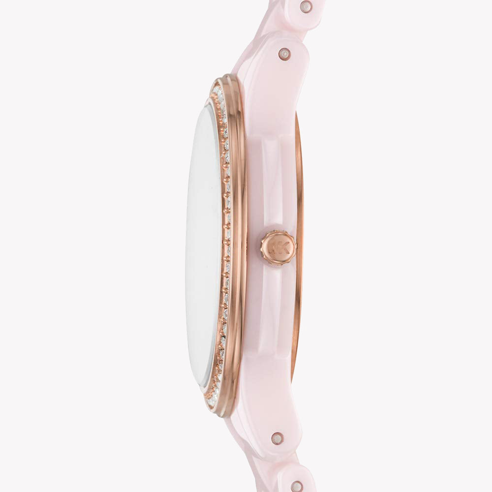 MICHAEL KORS MK6622 CHIC PINK STATEMENT - ELEGANT WOMEN'S TIMEPIECE-i-Watch-2