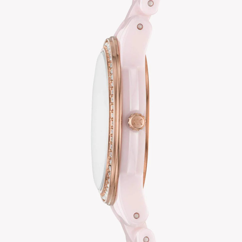 Michael Kors Women's Pink Stainless Steel Watch, Rose Gold Dial | Mk6622 by i-watch