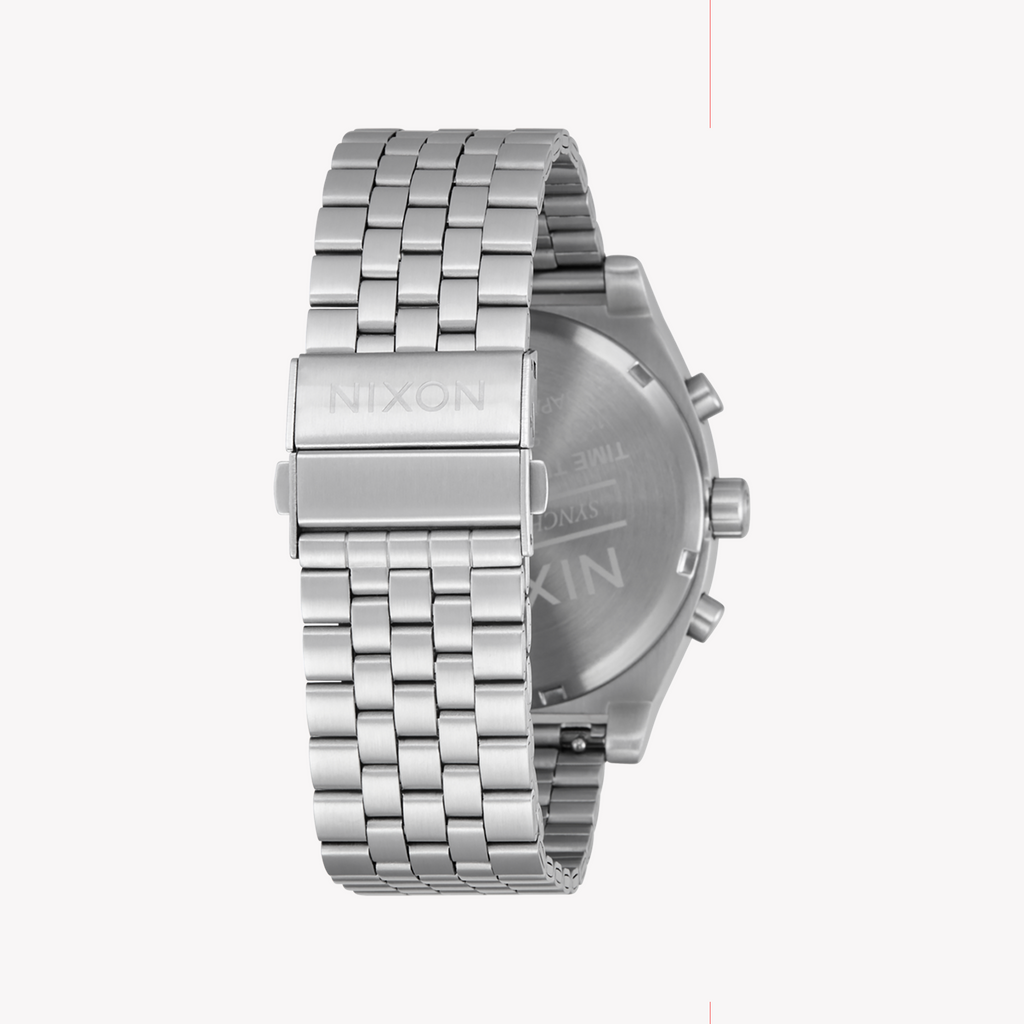 Nixon A972-5266: Chic Sophistication - Sleek Silver Women's Watch with Black Dial-i-Watch-3