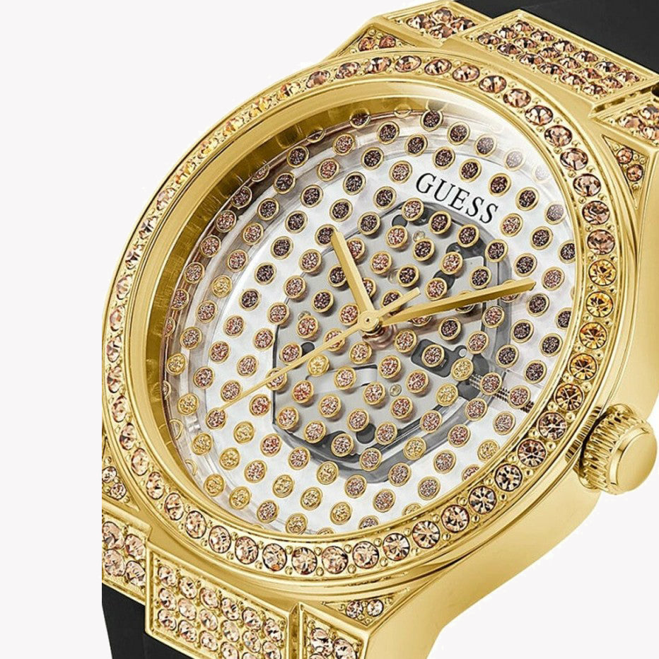 GUESS GW0482L1 - CHIC FLAIR - ELEGANT GOLD & BLACK WOMEN'S WATCH-i-Watch-5