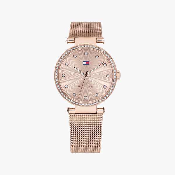 Tommy Hilfiger Women's Rose Gold Watch, Pink Dial | 1669905 by i-watch