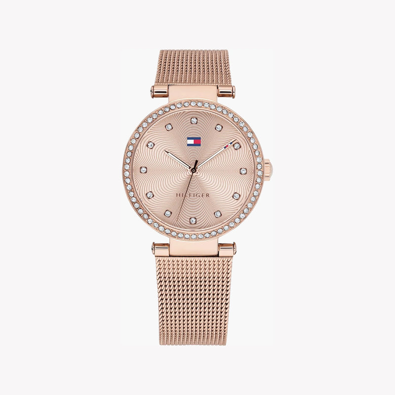 Tommy Hilfiger Women's Rose Gold Watch, Pink Dial | 1669905 by i-watch