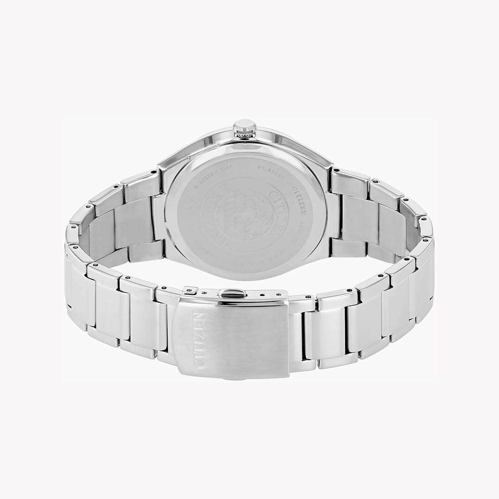 Citizen Aw1370-51f Innovative Precision - Eco-Drive Men's Watch With Silver Stainless Steel & Black Dial by i-watch