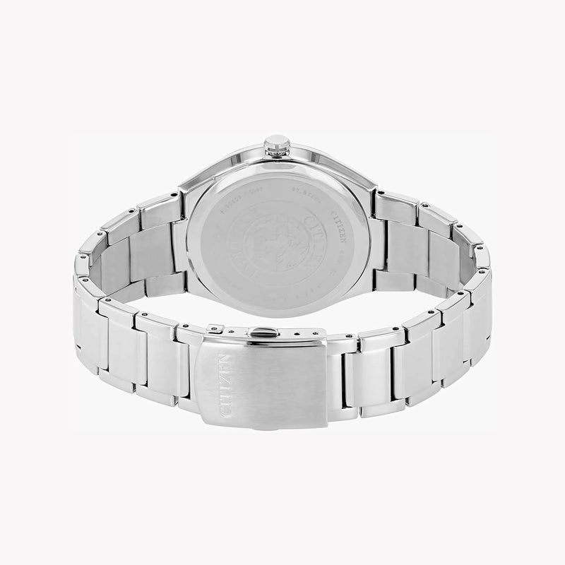 Citizen Aw1370-51f Innovative Precision - Eco-Drive Men's Watch With Silver Stainless Steel & Black Dial by i-watch