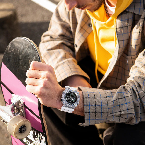 G-Shock Men's White Resin Watch, Digital Dial | Ga-900skl-7adr by i-watch