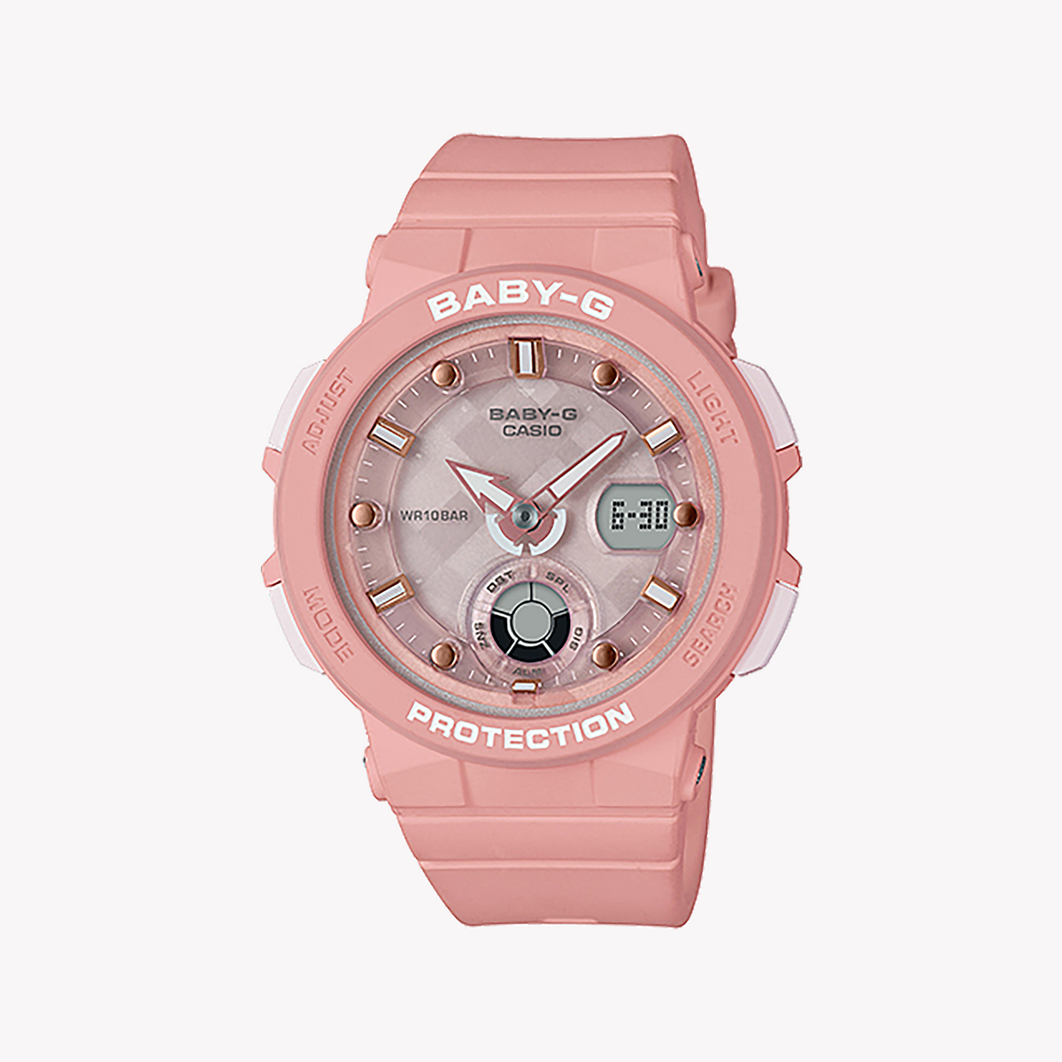 BGA-250-4ADR BABY-G WATCH - VIBRANT PINK SPORTY TIMEPIECE FOR ADVENTUROUS WOMEN