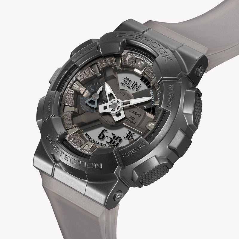 Casio G-Shock Men's Black & Grey Resin/Steel Watch | Gm-110mf-1aer by i-watch