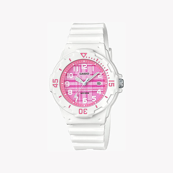 CASIO Women's Watch with White Resin Case and White Resin Band-i-Watch-3