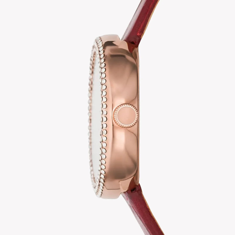 Emporio Armani Women's Rose Gold Watch, White Dial | Ar11357 by i-watch