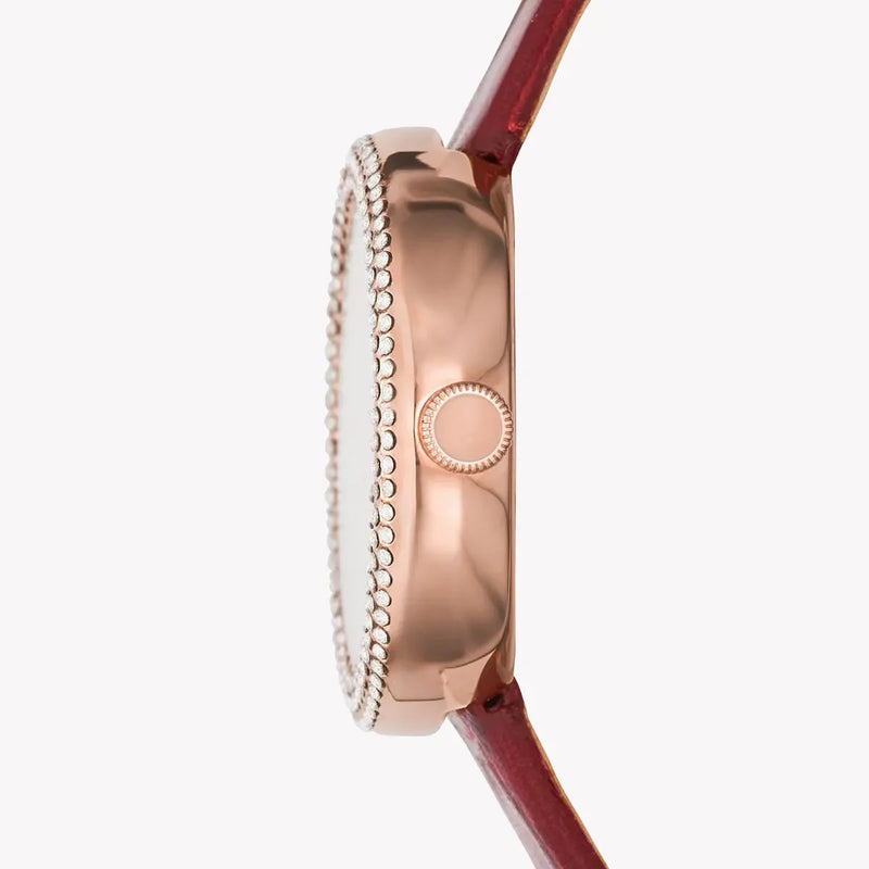 Emporio Armani Women's Rose Gold Watch, White Dial | Ar11357 by i-watch
