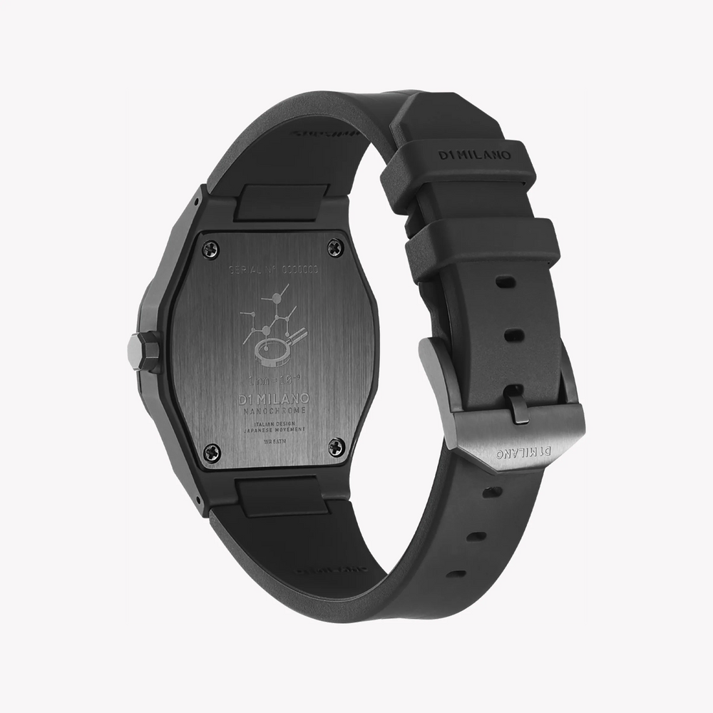 D1 MILANO Women's Black Silicone Watch, Stainless Steel | D1-NCRJ01 by i-watch