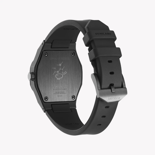 D1 MILANO Women's Black Silicone Watch, Stainless Steel | D1-NCRJ01 by i-watch