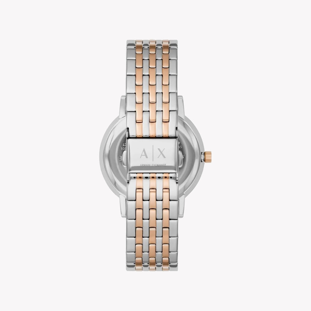 ARMANI EXCHANGE AX5580 - ELEGANTLY MODERN WOMEN'S TIMEPIECE WITH SILVER-ROSE GOLD ACCENTS-i-Watch-3