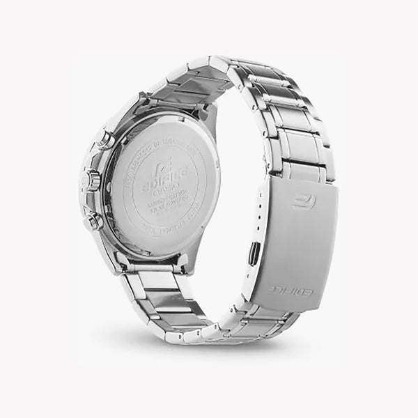 Casio Men's Silver Stainless Steel Watch, Black Dial | Efs-S510d-1avuef by i-watch