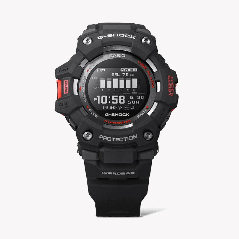動作良好 CASIO G-SHOCK GBD-100 ブラック × レッド G-Shock Men's Black Resin Watch, Digital Dial | Gbd-100-1dr – i-watch