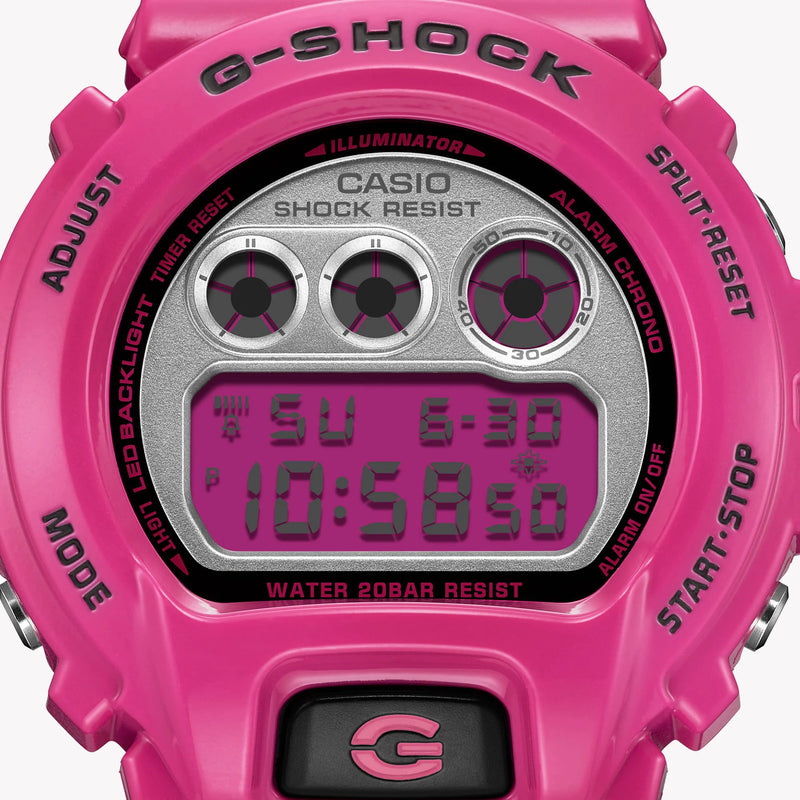Vibrant Performance Women's Pink Resin Watch, Digital | Dw-6900rcs-4er by i-watch